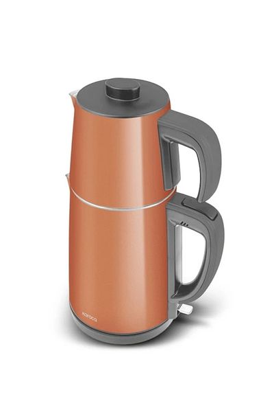 Karaca 2 in 1 Gastro Dem Steel Inox Tea Maker - Galactic Bronze