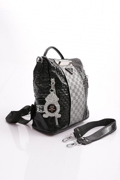 ÇÇS Ççs 17369 - Women's Checkerboard Patterned Arm and Backpack