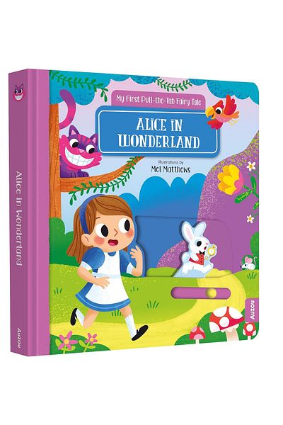 Auzou Books My First Pull the Tab Fairy Tale: Alice in Wonderland