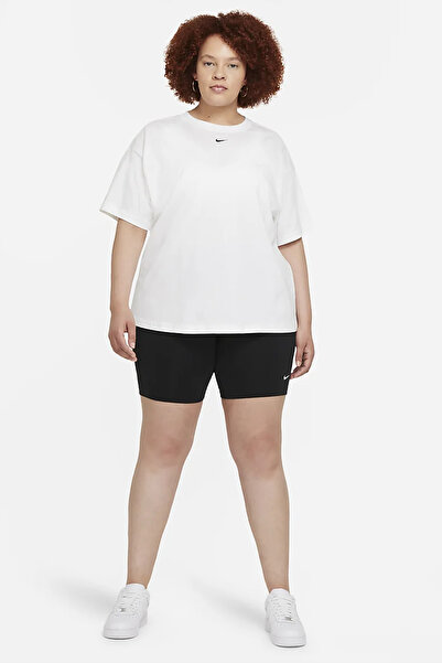 Nike Plus Sportswear Loose Fit T-shirt Unisex Με Κέντημα Swooslu Λευκό T-shirt