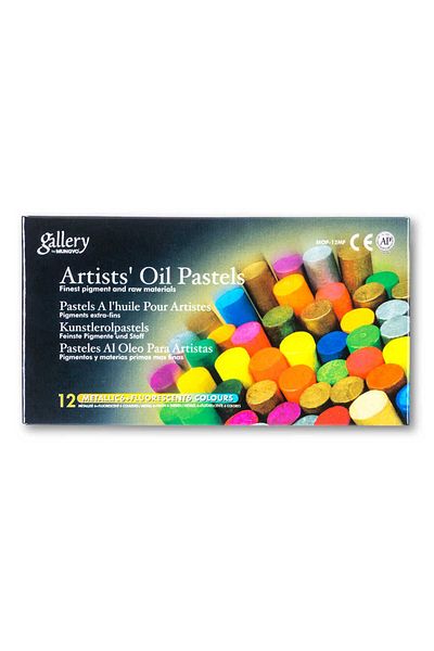 Mungyo 12li Karışık Yağlı Pastel Metal Fosfor Karton Kutu