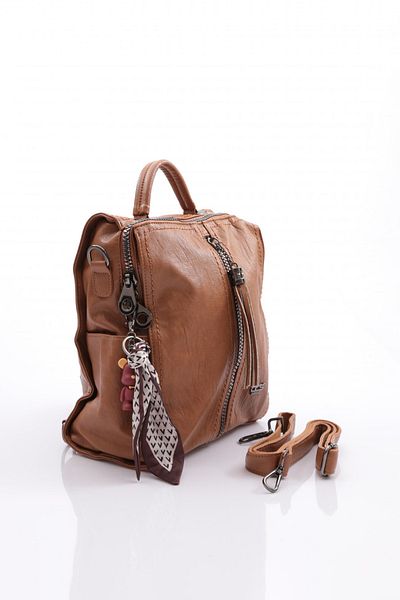 ÇÇS 17390 Women's Washed Leather Mascot Handbag