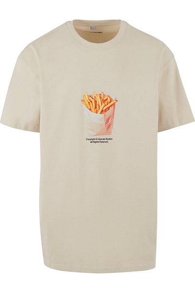 Upscale by Mister Tee Schweres Oversize-T-Shirt mit kleinen Friesenmotiv