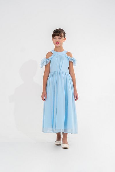 Eray Kids Μακρύ βραδινό φόρεμα από σιφόν για κορίτσια