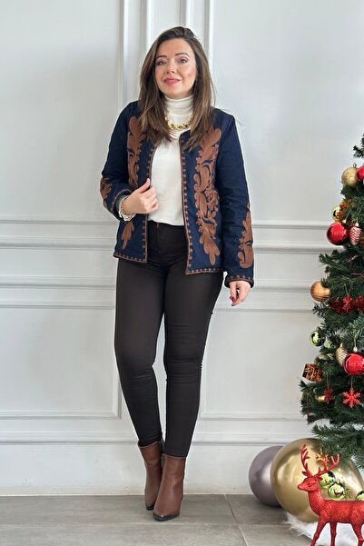 Yağmur Butik Τζιν παντελόνι με στενό μπατζάκι σε μεγάλο και μικρό μέγεθος Lycra