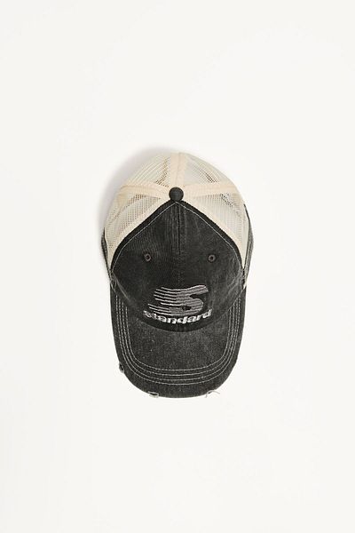 Bershka Ripped trucker cap