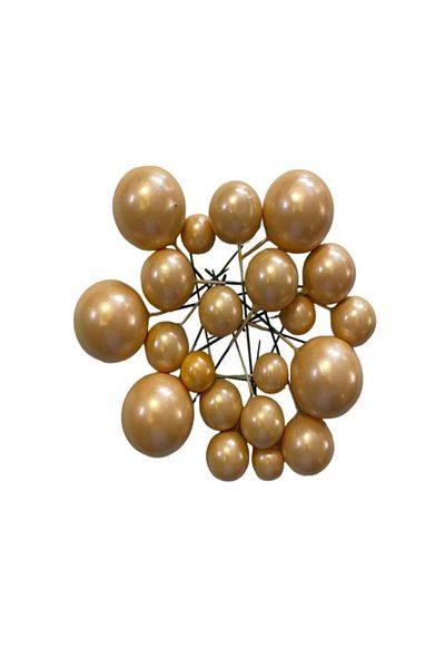 Pastaland Yellow Cake Decoration Ball - Gilded