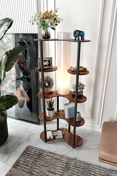 Halımax MARİPOSA LAMBADER KİTAPLIK MADRAN CEVİZ