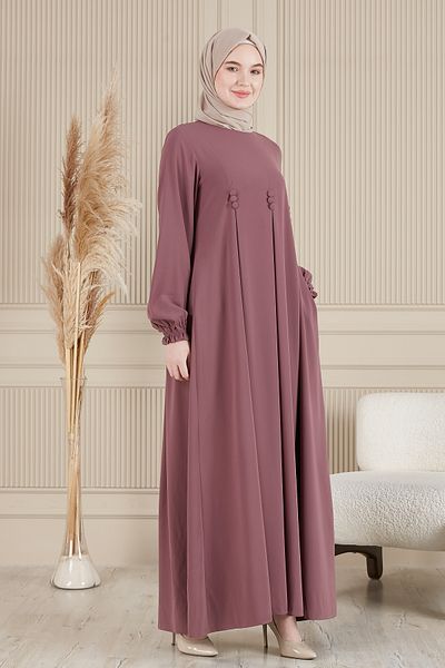 fistan Φόρεμα Hijab από ύφασμα κρεπ Πλισέ φόρεμα προσευχής Φόρεμα μητέρας Φόρεμα Hijab Βραδινό φόρεμα Hijab