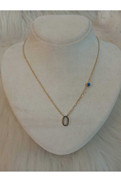 NİŞANTAŞI ACCESSORİES ÇELİK O HARFİ KOLYE