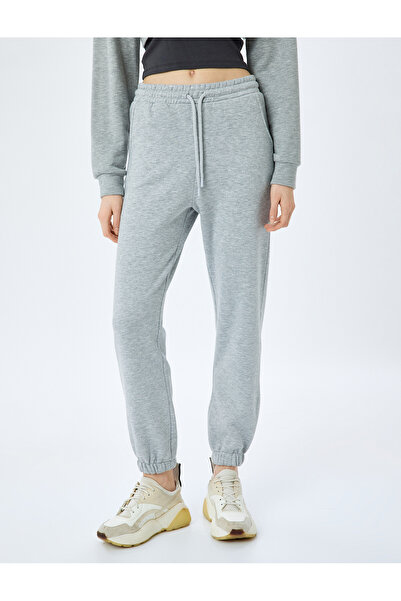 Koton Şardonlu Beli Bağcıklı Cep Detaylı Rahat Kalıp Jogger Eşofman Altı