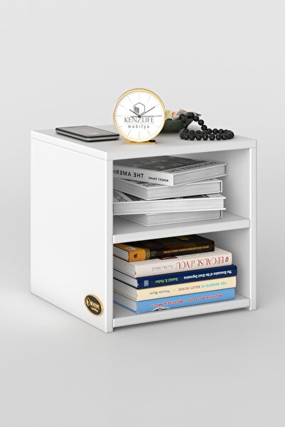 Kenzlife Komodin Meydey Byz 39*39*39 Komidin Kitaplık Ayakkabılık