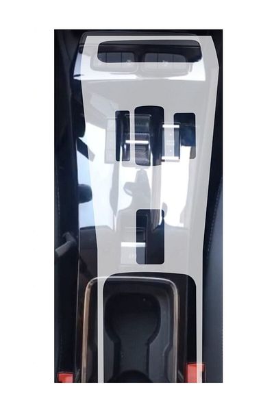 ael-tech واقي TPU متوافق مع وحدة التحكم Opel Mokka Gear Surround Piano Black 2021 2024