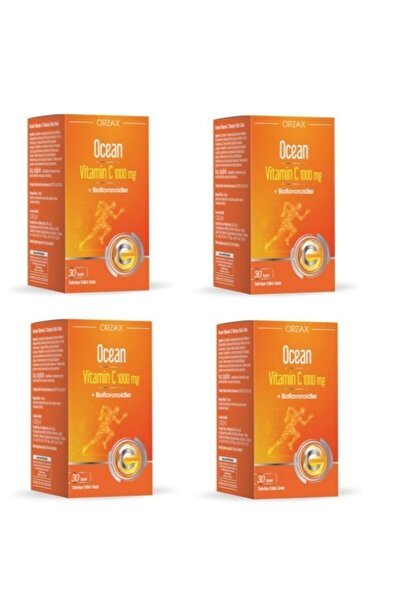 Ocean Vitamin C 1000 Mg 30 Tablets*4 Pieces