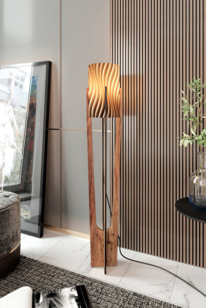 Halımax MİNİMALİST LAMBADER MADRAN CEVİZ