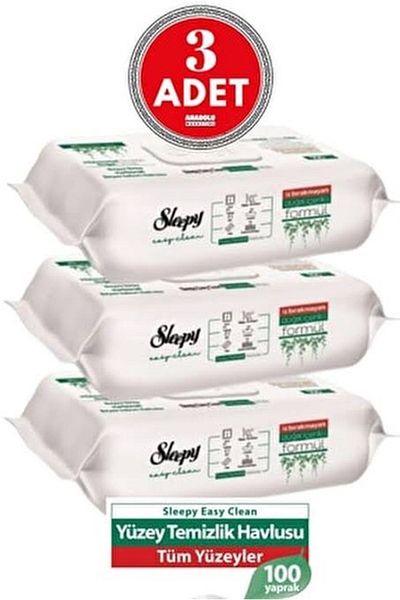 Sleepy Easy Clean Surface Cleaning Wipes