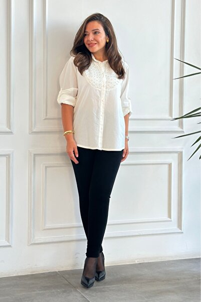 Yağmur Butik Τζιν παντελόνι με στενό μπατζάκι σε μεγάλο και μικρό μέγεθος Lycra