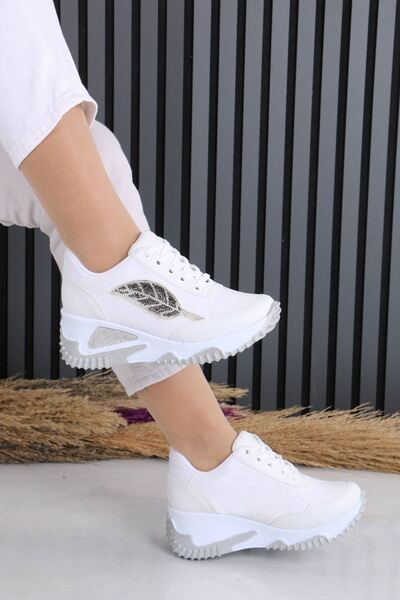 sefayol Dámská sportovní obuv Fortune White Matte Leather