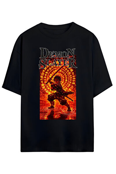 MAGORS DEMON SLAYER DIZAJNIRANA UNISEKS MAJICA Oversize kroj Pamuk