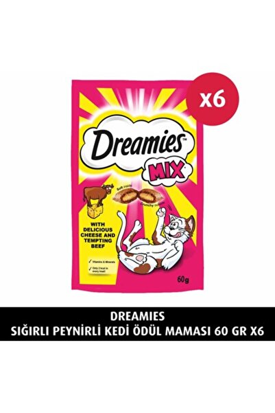 Dreamies Sığırlı Peynirli 60 gr 6x