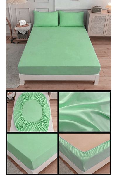 Home Fitted Sheet Set (with Pillow Case)