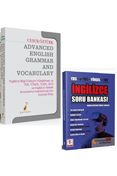 Tercih Akademi Yayınları Cesur Öztürk Advanced English Grammar Vocabulary+YDS...