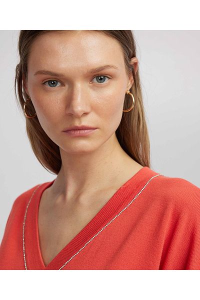 İpekyol Knitwear with Crystal Stone Stripe