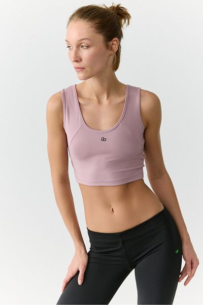Urban Beat Damski Top sportowy Dusty Rose Bustier