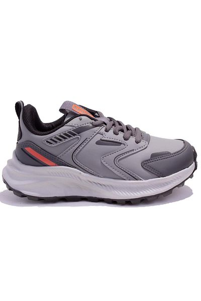 Kinetix Gray and Black Montoya Orthopedic Sports Shoes for Boys