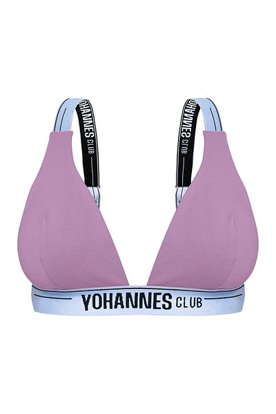 Yohannes Club Lila Brand Single Pack Strappy Women's Bra - Elastic