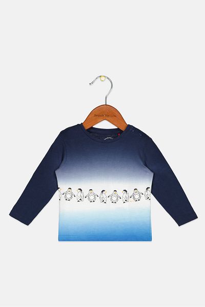 s.Oliver Toddlers Boy Long Sleeve Graphic Top, Navy Combo