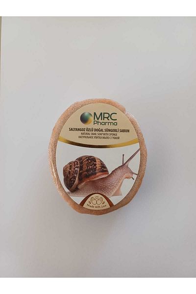 MRC Pharma Natural Sponge Soap with Snail Extract