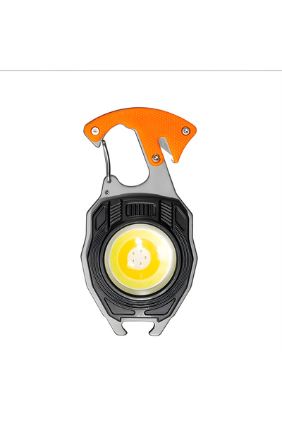 Cevval El Feneri Kamp Feneri Fonksiyonlu USB Şarjlı Çakmaklı Kesicili Düdüklü...