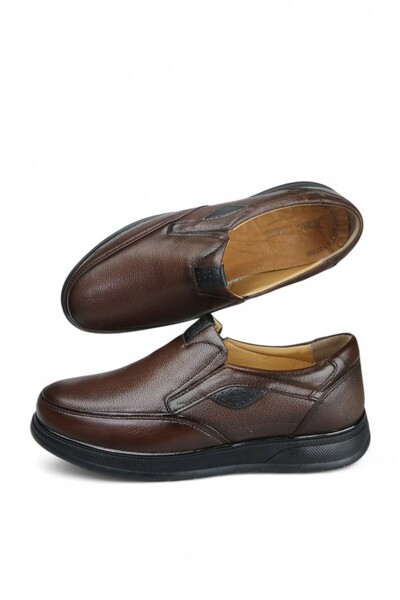 The Dortex Shoes Мъжки ортопедични обувки Dortex KC042 от естествена кожа, удобни, с форма на плесен, за ежедневен татко