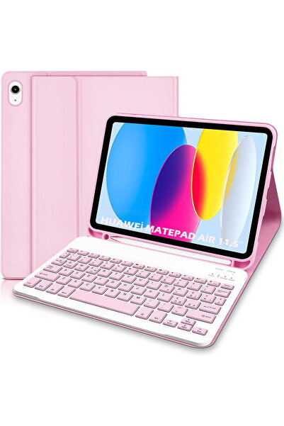 m.tk moveteck Huawei Matepad Air 11.5'' Uyumlu Bluetooth Özellikli Standlı Ka...