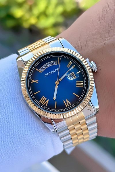 COMMES Men's Wristwatch Functions With Active Bracelet Gift