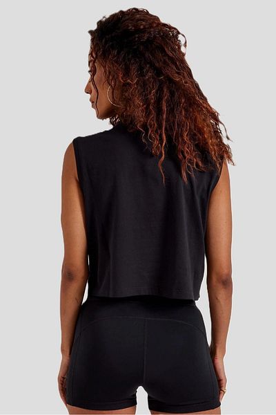 Nike Sportswear Club Women's Sleeveless Cropped Top Women's Crop Sleeveless T-Shirt Black