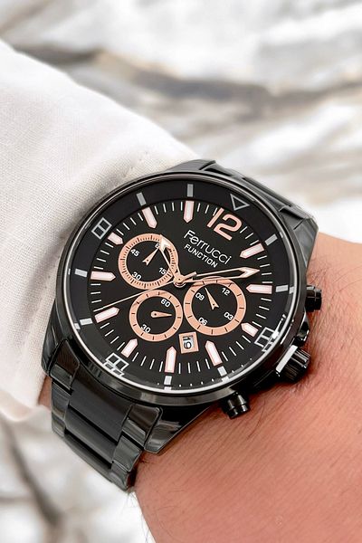Ferrucci Function Steel Cord New Season Men's Wristwatch Black Sdfer069