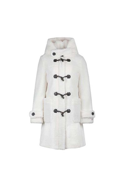 Tommy Hilfiger Fleece Women's Hooded Jacket - Tw2ms864-crm