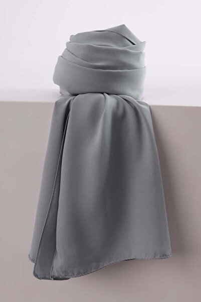 ALLDAY Grey-Medine Silk Shawl