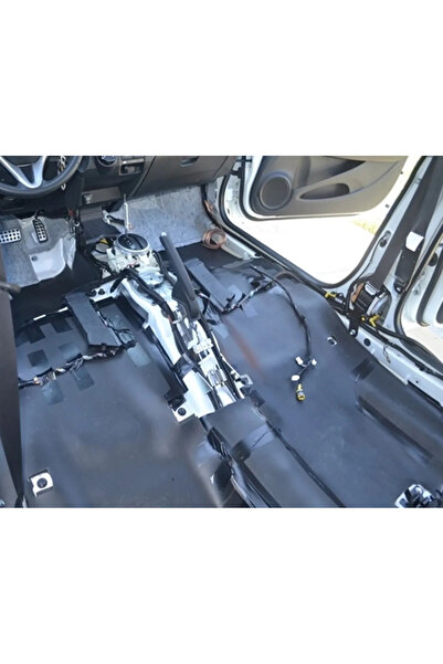 BantMarketim Araç Kaput Altı Izolasyon Davlumbaz Kapı Içi 13mm 100cmx100cm Yapışkanlı Karavan Oto Ses Yalıtım