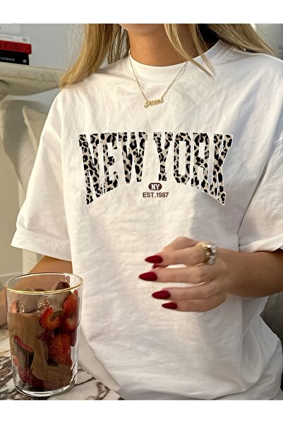 MODAVİBE Μονό ύφασμα ζέρσεϊ, μπλουζάκι με χαλαρή εφαρμογή