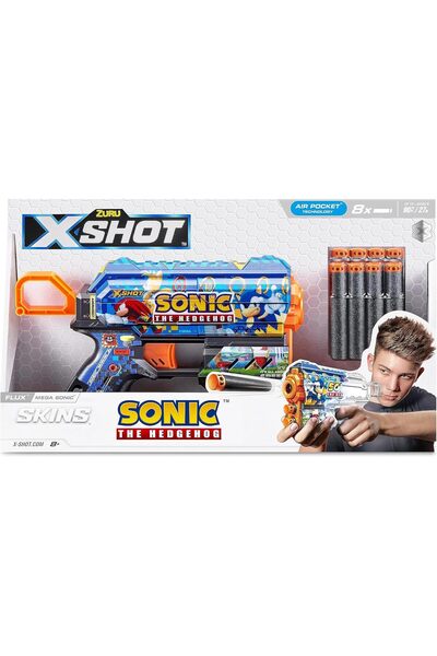Generic XSHOT Skins Flux Sonic (S1) (8 Darts) - Mega Sonic