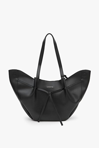 LOVENTA Large Tote Bag Black Niesha