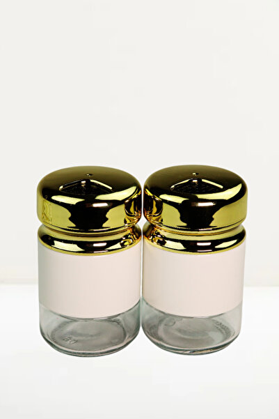 Evren 2’li Cam Baharatlık Seti, Yuvarlak Tuzluk Biberlik Takımı ve Metal Stant