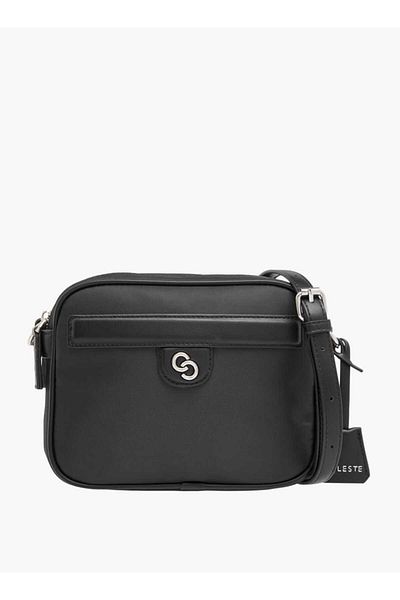 Celeste Textured Crossbody Bag with Adjustable Strap and Zip Closure