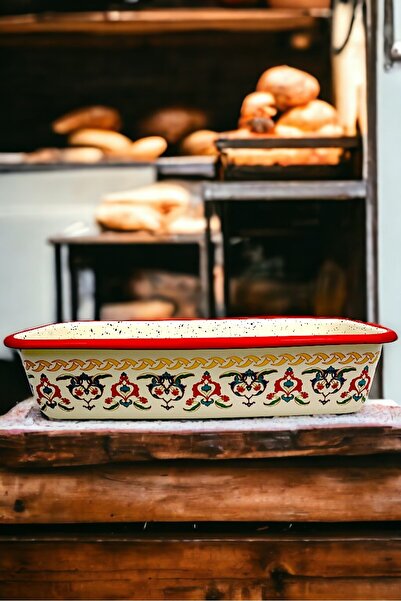 İnci Emaye قالب خبز كيك مطلي بالمينا سعة 1.7 لتر - مخبز، خبز، معجنات، مهر