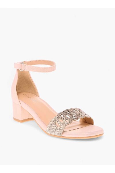 Celeste Celeste Girls' Embellished Sandals with Hook and Loop Closure