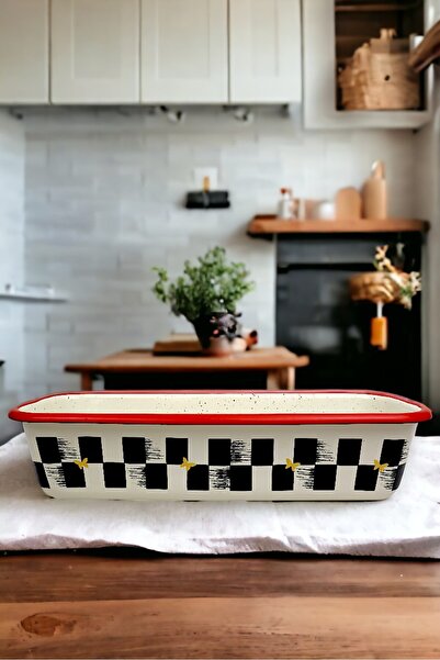 İnci Emaye قالب خبز كيك مطلي بالمينا سعة 1.7 لتر - مخبز، خبز، معجنات، مهر