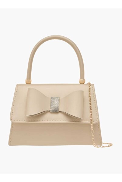 Flora Bella by Shoexpress Flora Bella Bow Detail Satchel Bag with Magnetic Cl...